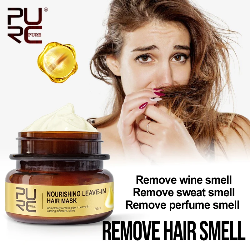 Новое поступление питательная полумаска для волос PURC полное удаление запаха