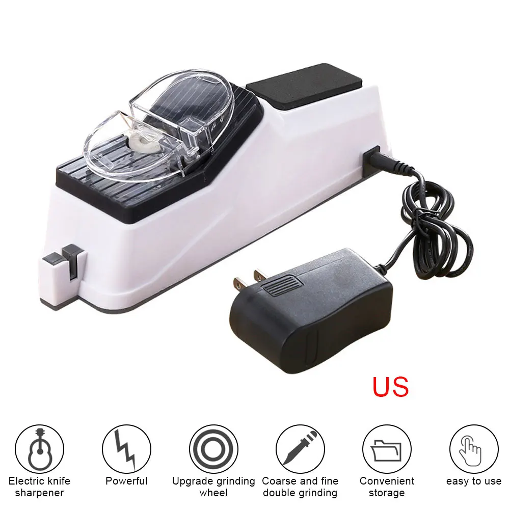 

Electric Knife Sharpener Kitchen Knife Sharpener Portable Keep the Blade Sharp Knife Sharpener Bone Knife Fruit Knife