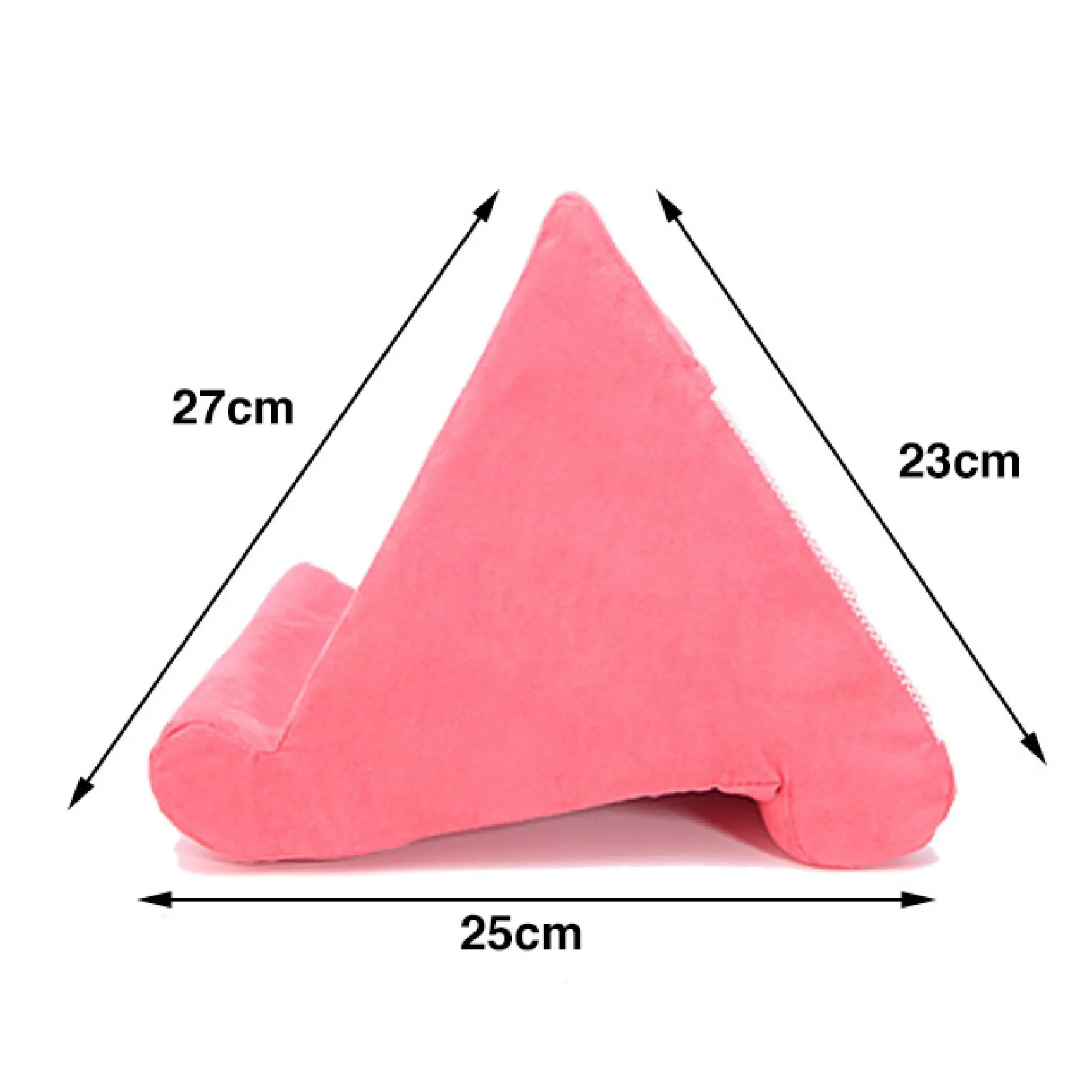 Multifunctional Phone Holder Reading Pillow Adjustable Angle Mobile Phones Tablet Stand For Desk Bed With Mesh Pockets