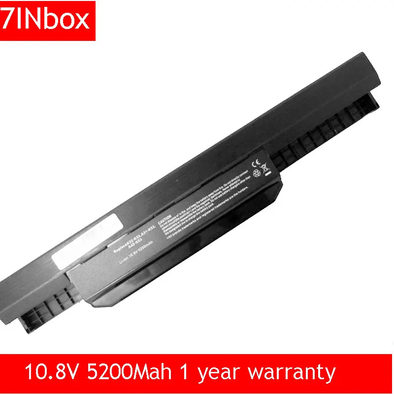 7XINbox 10 8 V 5200mAh A31 K53 A32 A41 A42 A43E A43J K43S K43U K53J K53SV X43SJ X44 X53S X54|Аккумуляторы для ноутбуков| |