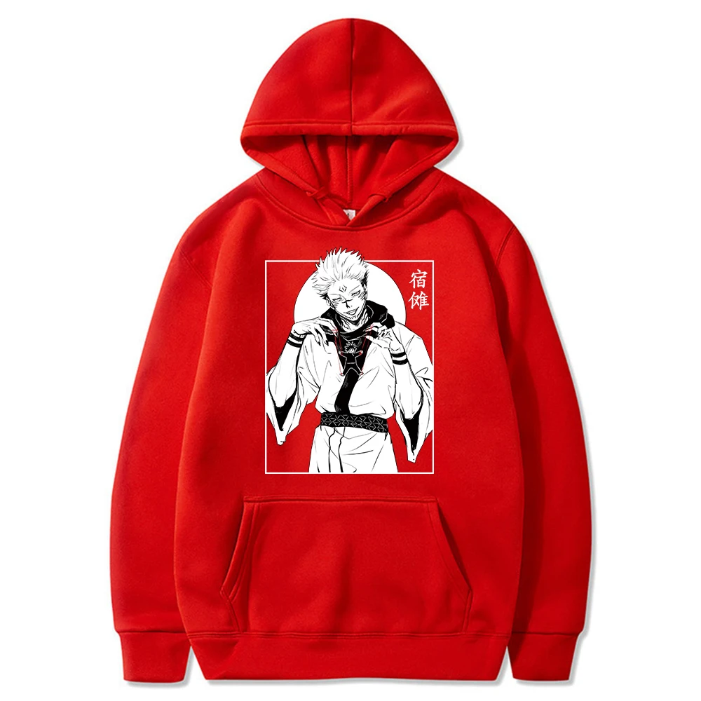 

2021 Japanese Anime Funny Sukuna Graphic Hoodies Japan Style Jujutsu Kaisen Sweatshirts Streetwear for Women/men