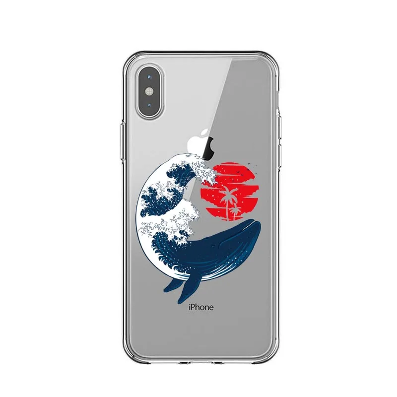 Большая волна от Kanagawa чехол для телефона iphone 6 6S 7 8 plus X XS MAX XR 5 5S SE японская морская