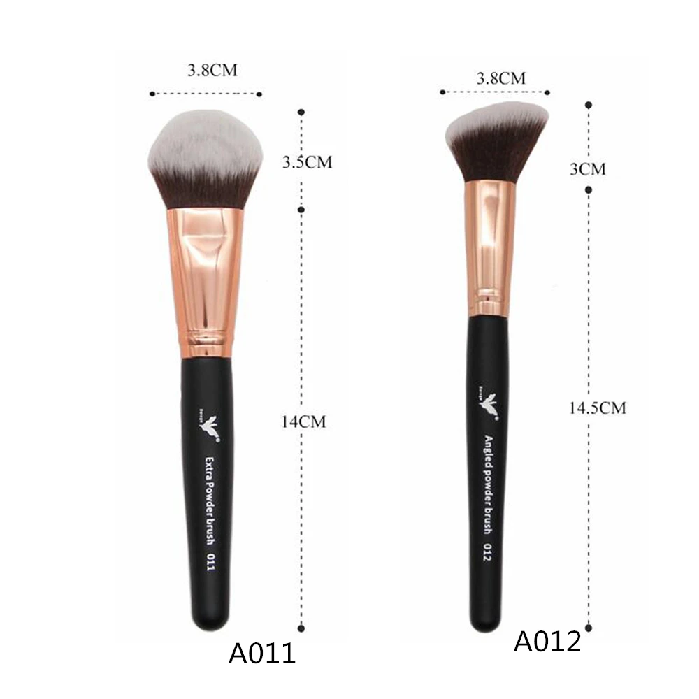 Роскошные брендовые Золотые кисти для макияжа набор основы пудры румян теней век
