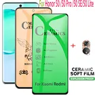 Honor 50 Pro,хонор50 про матовая + мягкое стекло на Huawei Honor 50Pro ceramic film не стекло Honor 50 SE Lite Защитная пленка экрана honor-50 Pro 50 lait honor 50 pro Ceramic Film Honor50 Pro гибкое стекло хонор 50 пр