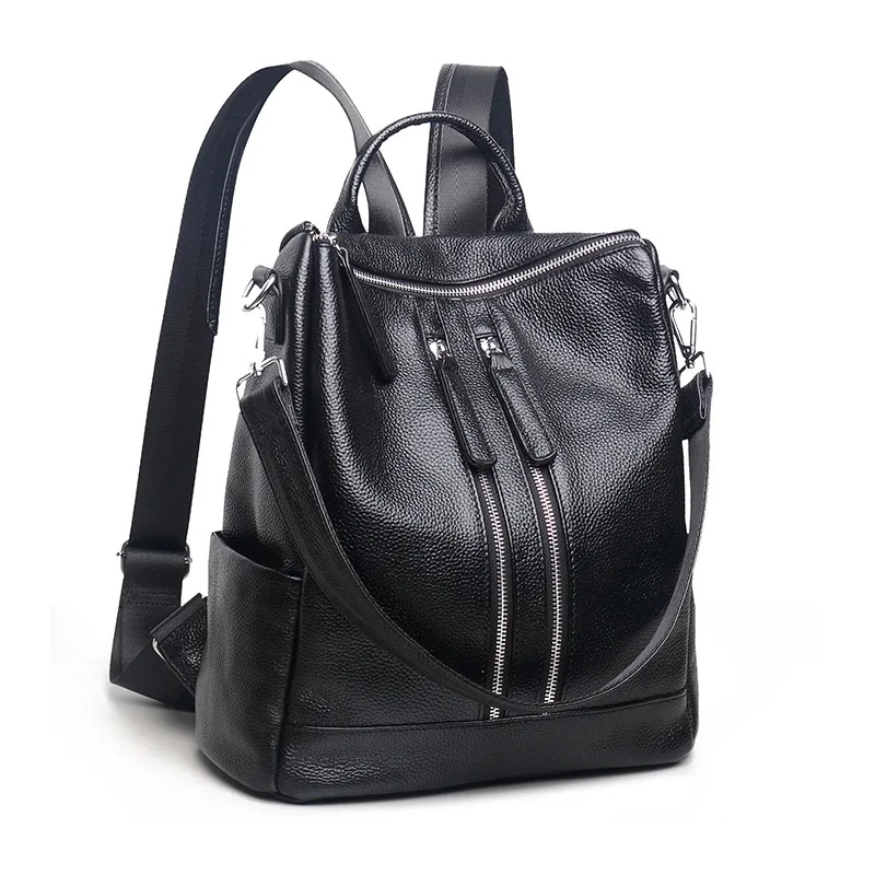 Роскошный брендовый женский рюкзак из 100% натуральной кожи новый модный