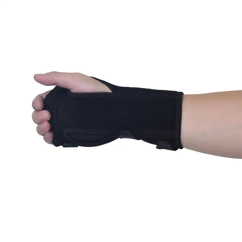 

Steel Plate Support Wrist Adjustable Steel Wrist Support Carpal Accessories Wrapped With Tunnel Splint Sports Sprain Arthri Q5H7
