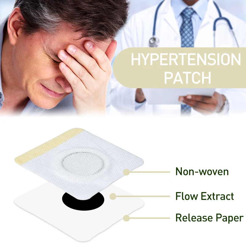 2Pcs/Bag Hypertension Patch For Reduce Control High Blood Pressure Plaster Chinese Herbal Lower | Красота и здоровье