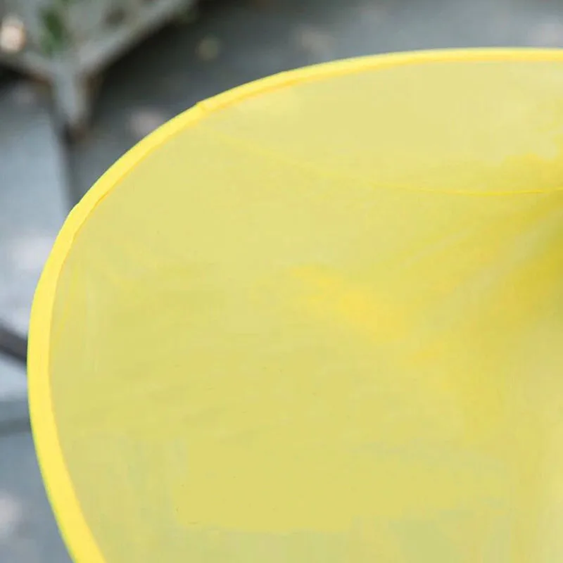 Милый дождевик детский на утином пуху в виде НЛО с зонтиком шапка для малышей