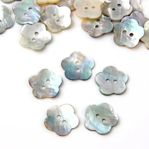 

100x15mm Pearl Buttons Mother of Pearl Shell Flower Button