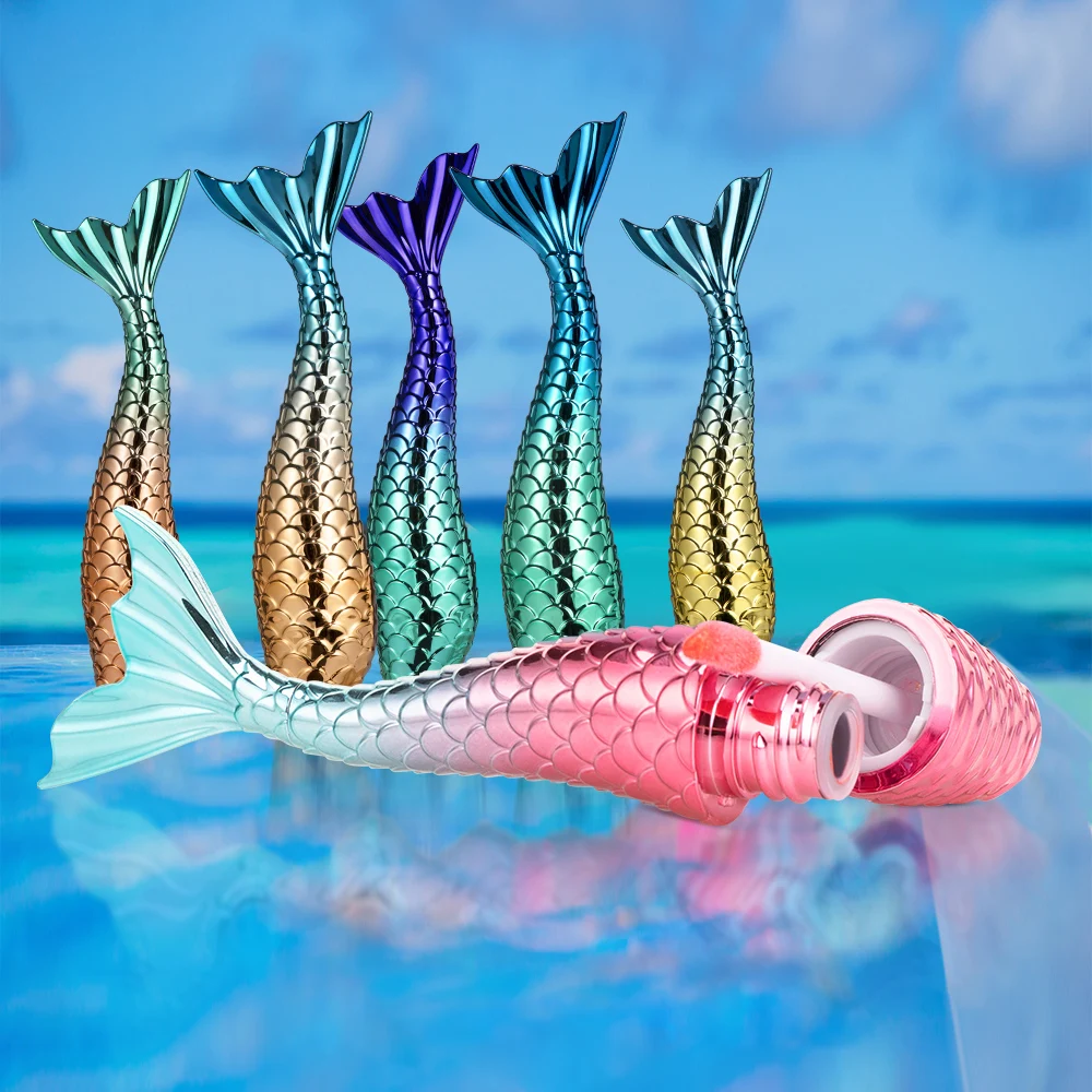 12 цветов блеск для губ Русалочки матовая бархатная жидкая губная помада макияж