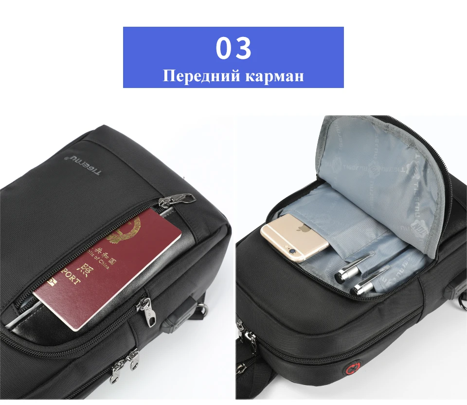 Рюкзак многофункциональная Женская Сумка водонепроницаемая с портом для наушников мужские сумки на плечо для женщин нагрудная сумка через плечо