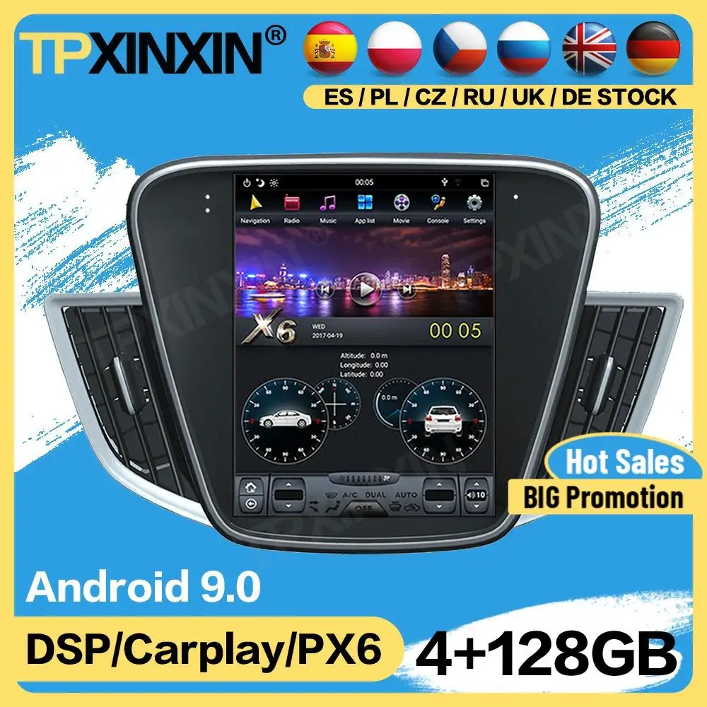 

Carplay Tesla 128G радио 2 Din стерео с управлением Android для Chevrolet кавалер 2016 2017 2018 GPS плеер автомобильное аудио головное устройство