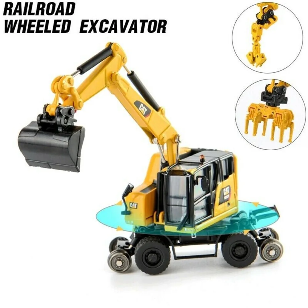 

1:87 M323F Railroad Wheeled Excavator Engineer Vehicle Car Model