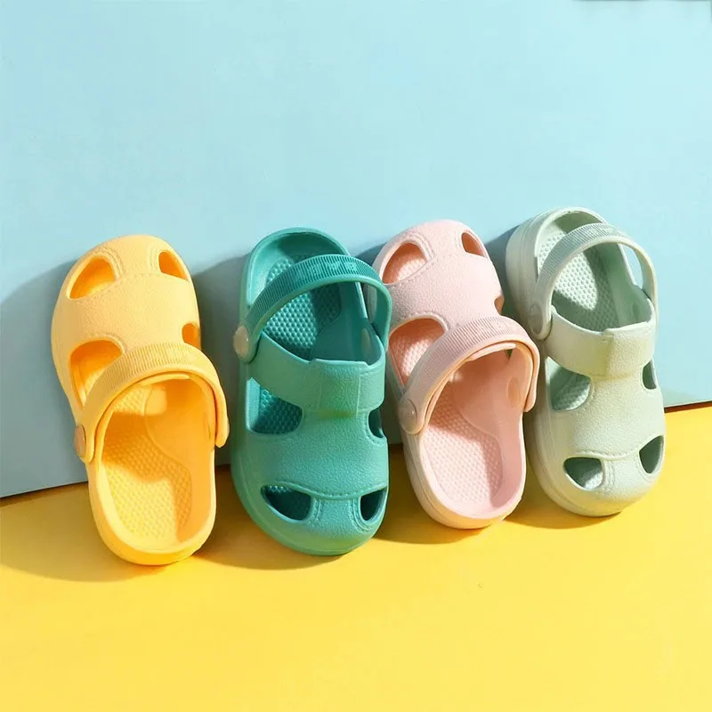 

Infant Sandals Garden Clogs Kids Outdoor Beach Shoes Hollow Out Slippers Toddler Boys Girls Slip On Shoes Children Mules Clogs