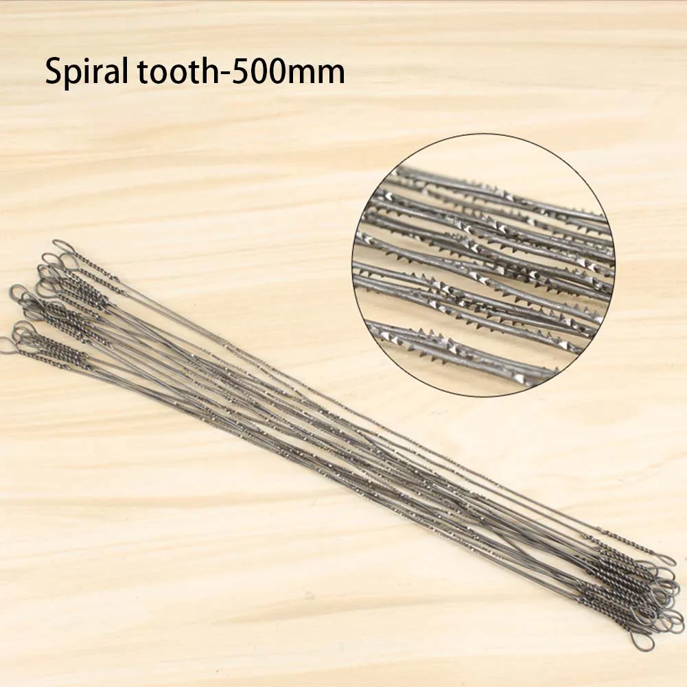 48 Pieces Of 300/500mm Wire Saw Blades For Woodworking Multi-function High Cutting Speed And Performance | Инструменты