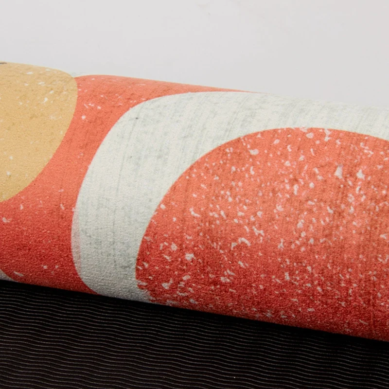 

Portable Anti Skid Printed Suede Pilates Yoga Mats Microfiber Professional Fitness Beach Blanket