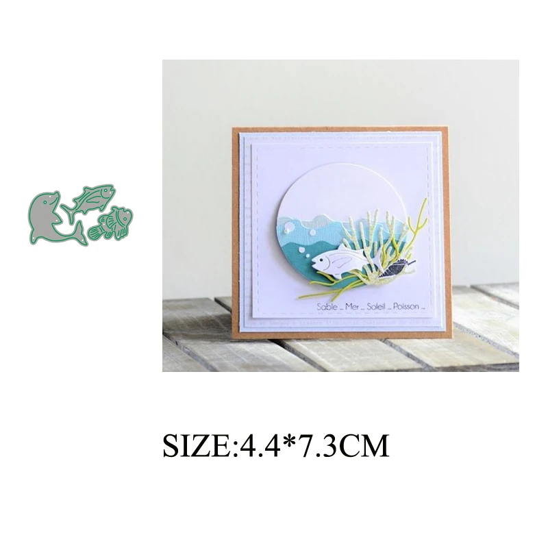 Штампы для резки металла штампы рыбы скрапбукинга бумаги ножей дырокол