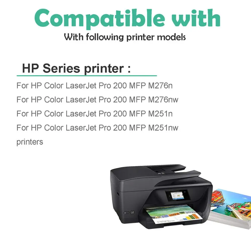 Картридж с тонером CF210A CF211A CF213A 210A 131A для HP Color Laserjet PRO 200 M276N M276NW M251N 4 шт. | Компьютеры