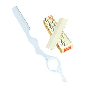 Стальная бритва Meisha для стрижки волос, для парикмахерской, инструменты для филировки, 10 лезвий, нож для соскабливания бровей C0001A