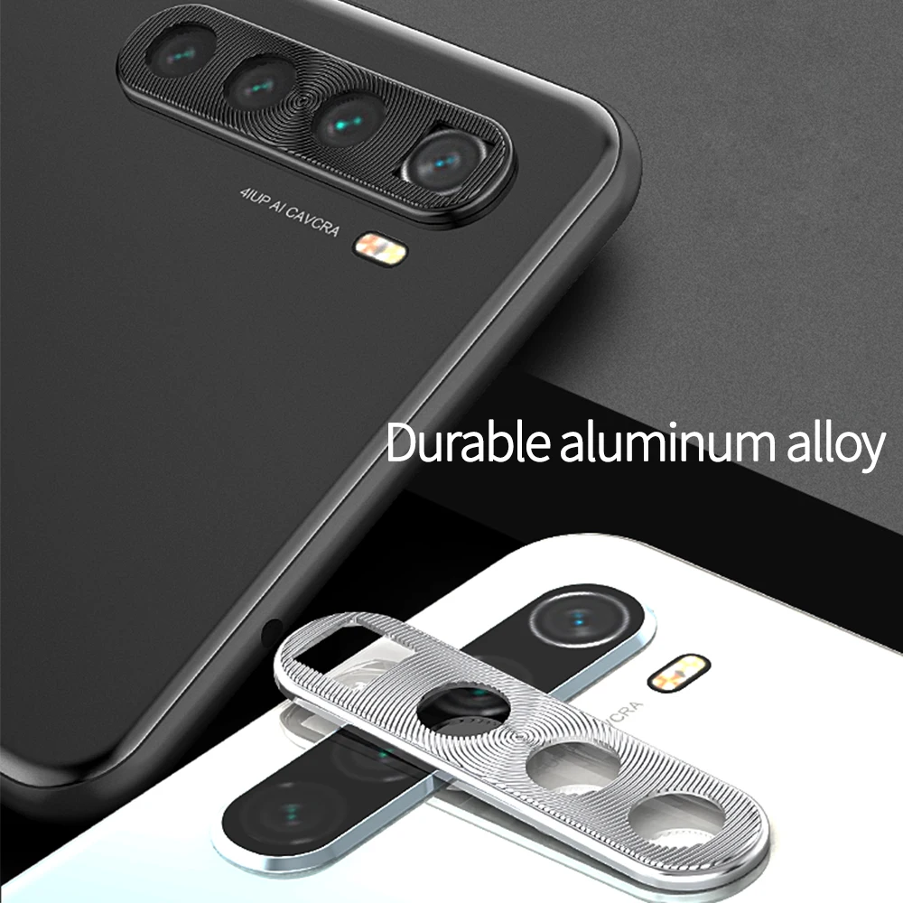 Защитный чехол для объектива камеры с металлическим кольцом Xiaomi Redmi Note 8 объектив