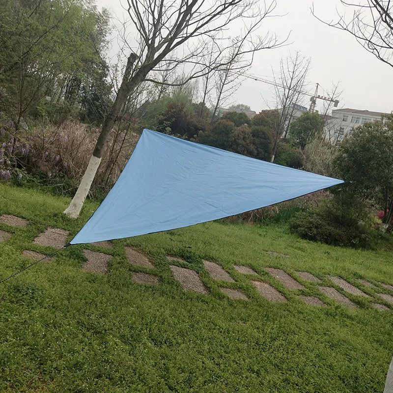 Тент для кемпинга ткань сада патио тент бассейна навес улицы треугольник
