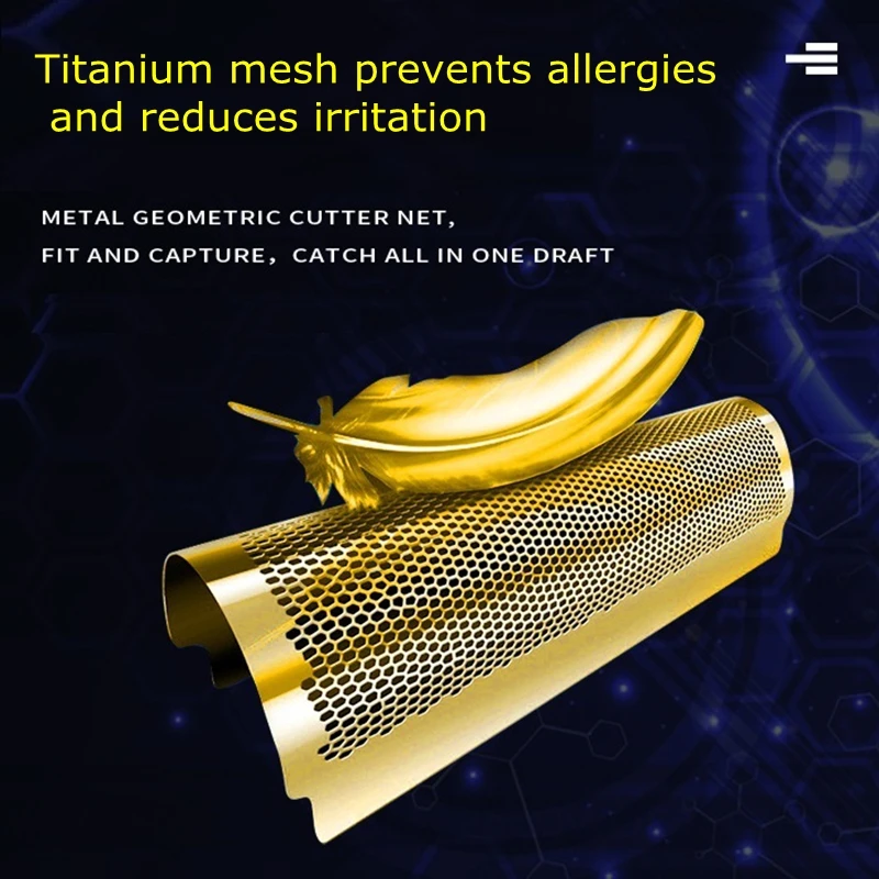 Оригинальный металлический корпус barber pro Борода волос электробритва для мужчин