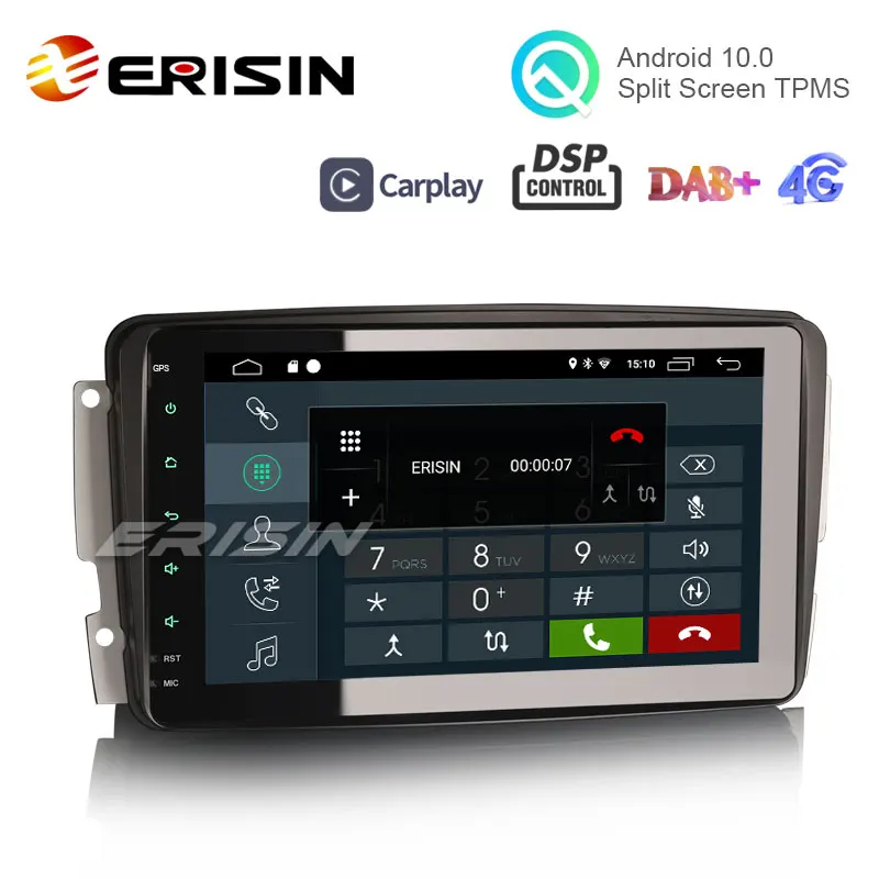 Erisin ES3089C 8 &quotDSP Android 10 0 автомобильный стерео DAB + CarPlay для C/CLK/G Class W209 Vito Viano |