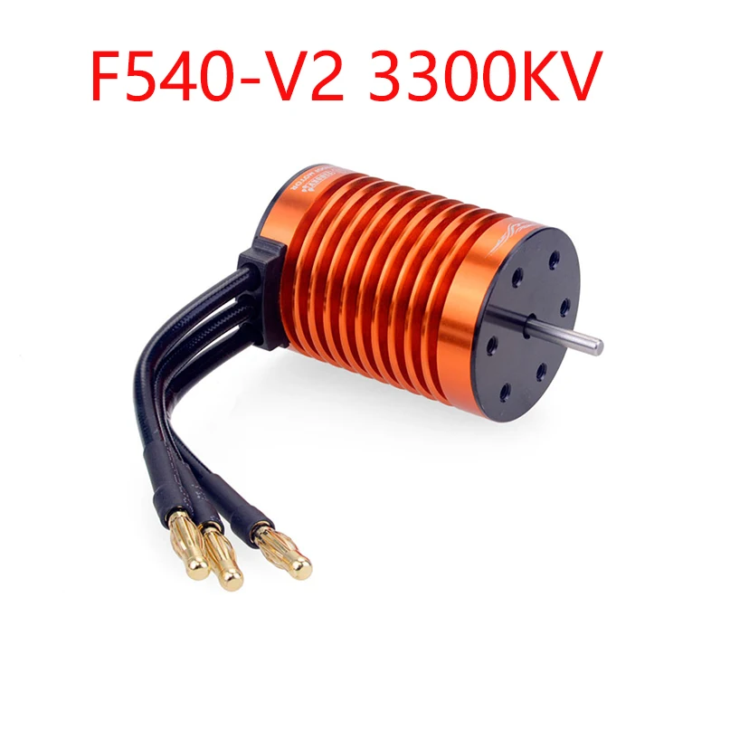 

Surpass Hobby F540-V2 4370KV 9T Waterproof Brushless Motor 60A ESC for 1/10 RC Car Truck RC Toys Parts