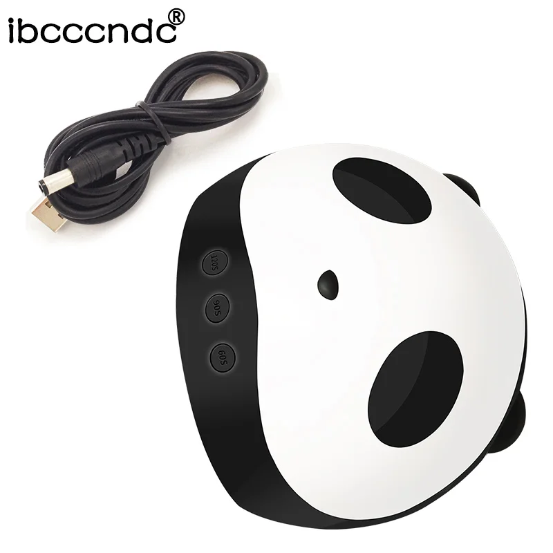 1 Panda УФ-светодиодный светильник для ногтей 36 Вт, Сушилка для ногтей, маникюрные лампы, двойной светильник, автоматическая сушилка для движения, отверждающий Гель-лак, лак с 3 таймерами - Цвет: 1