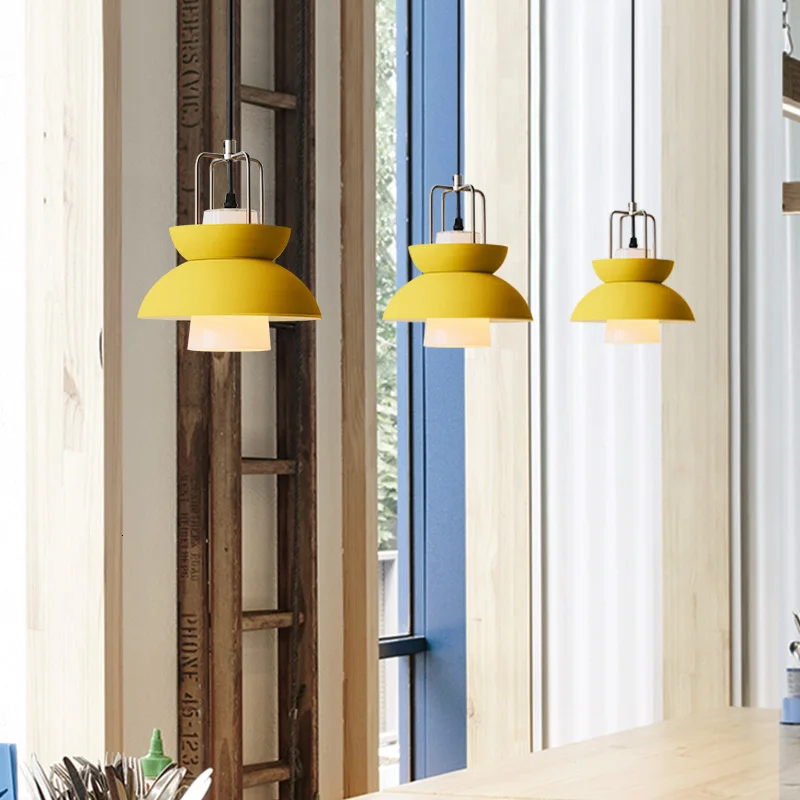 Современный современный подвесной светильник алюминиевая деревянная Подвесная