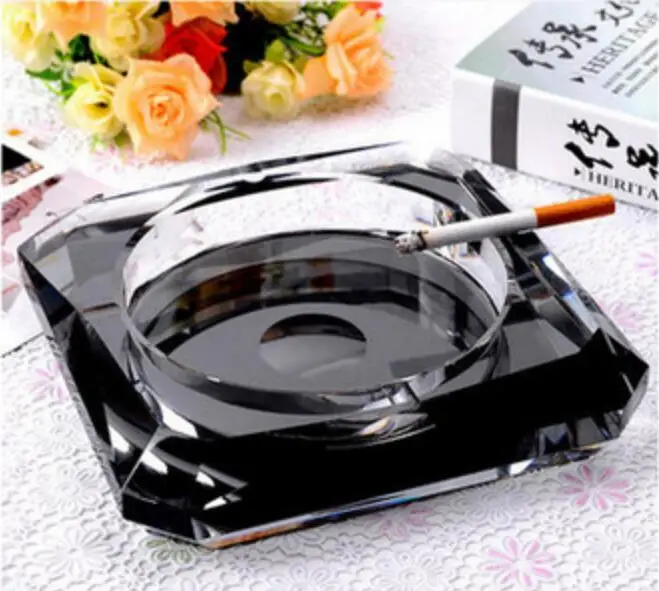 15 см Квадратная Пепельница Хрустальная пепельница рекламный подарок для