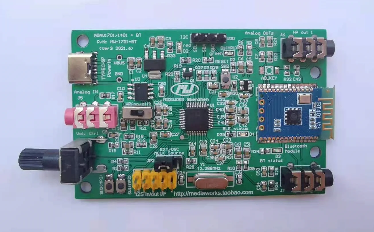 Adau1701 DSP модуль настройки (поддерживает вход Bluetooth I2S) | Инструменты