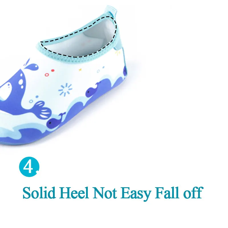 JACKSHIBO Детские быстросохнущие туфли для плавания водонепроницаемая обувь