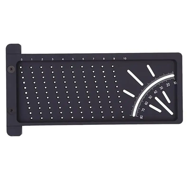 Точный измерительный прибор для деревообработки Т образная линейка отверстий