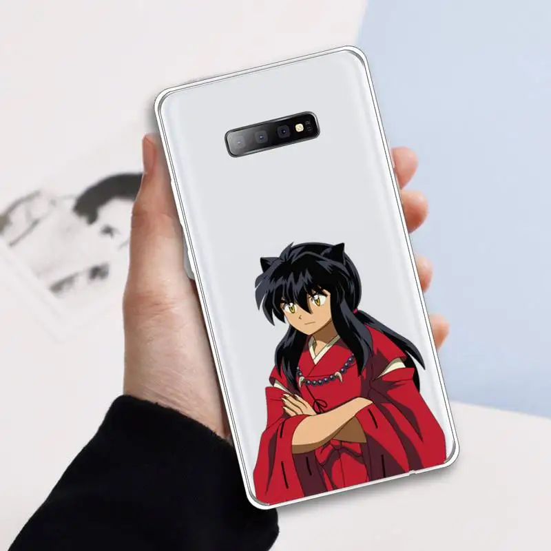

Inuyasha Phone Case Transparent For Samsung Galaxy A71 A21s S8 S9 S10 plus note 20 ultra