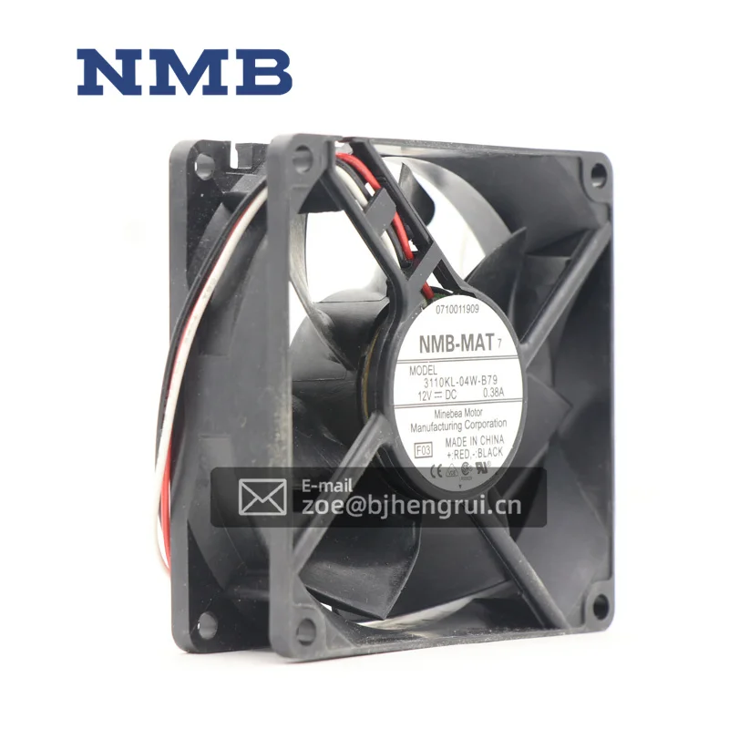 NMB 3110KL-04W-B79 8025 80x80x25 мм 12 В постоянного тока 4 56 Вт 4000 А об/мин шарикоподшипник с