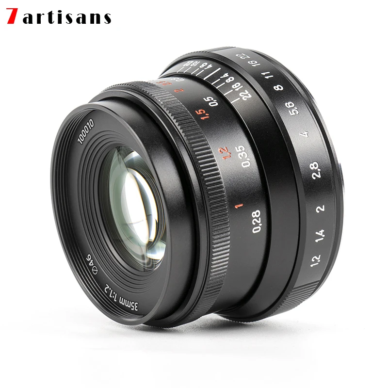 7artisans 35 мм F1.2II объектив с фиксированным фокусным расстоянием для Sony E