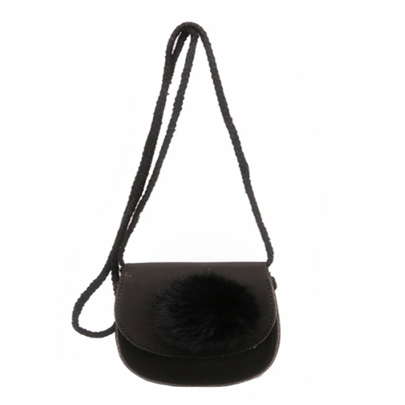 

Cute Plush Ball Coin Purse Kids Shoulder Bag Wallet Baby Toddler Toy Small Bag Children Crossbody Girl Bags Pu Casual Cover