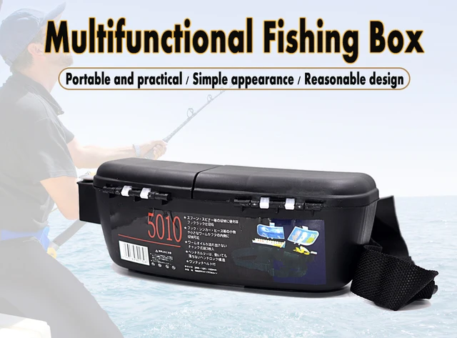 MNFT 1Set Multifunctional Portable Fishing Bait Tackle Box Fishing