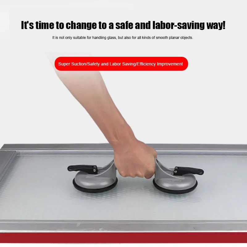 

New Vacuum Suction Cup Glass Lifter Vacuum Lifter Gripper Sucker Plate for Glass Tiles Mirror Granite Lifting New NE