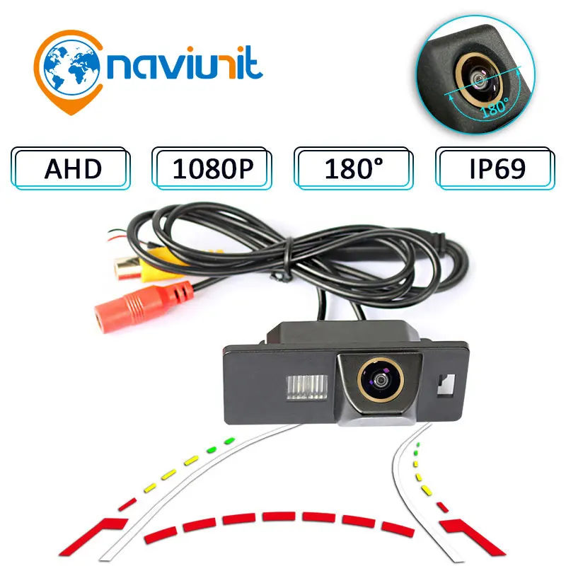 Камера заднего вида Naviunit AHD HD 180 градусов 1080P для Audi A1 A3 S3 A4 S4 A5 S5 A6 A6L TT Q5 Q7 Volkswagen Passat