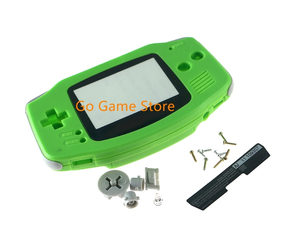 Чехол с полной защитой корпуса + Полная кнопка и винты для Gameboy Advance Игровая