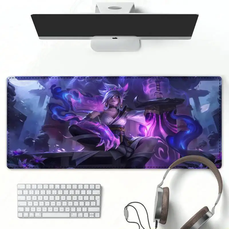 

Girly League Of Legends Riven Gaming Mouse Pad PC Laptop Gamer Mousepad Anime Antislip Mat Keyboard Desk Mat For Overwatch/CS GO
