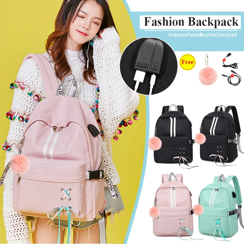 Модный светоотражающий Водонепроницаемый женский рюкзак с защитой от кражи