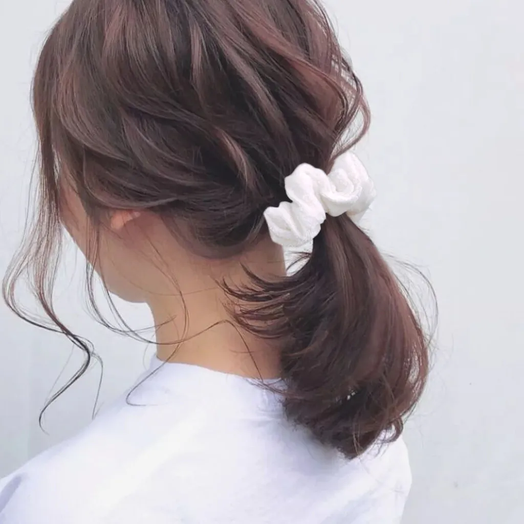 9/15/20 шт. резинка для волос из бархата Хрустящие резинки Для женщин нарисованной