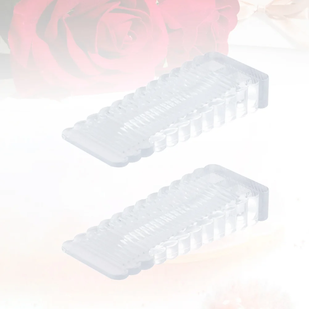 

3pcs Transparent Door Stopper Child Safety Door Plug Non Scratching Door Stop Wedge for Home Living Room