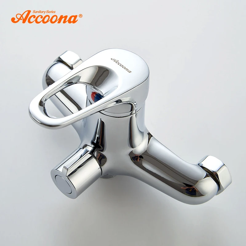Смеситель для душа Accoona A7150 кран ванной комнаты с ручным распылителем настенный