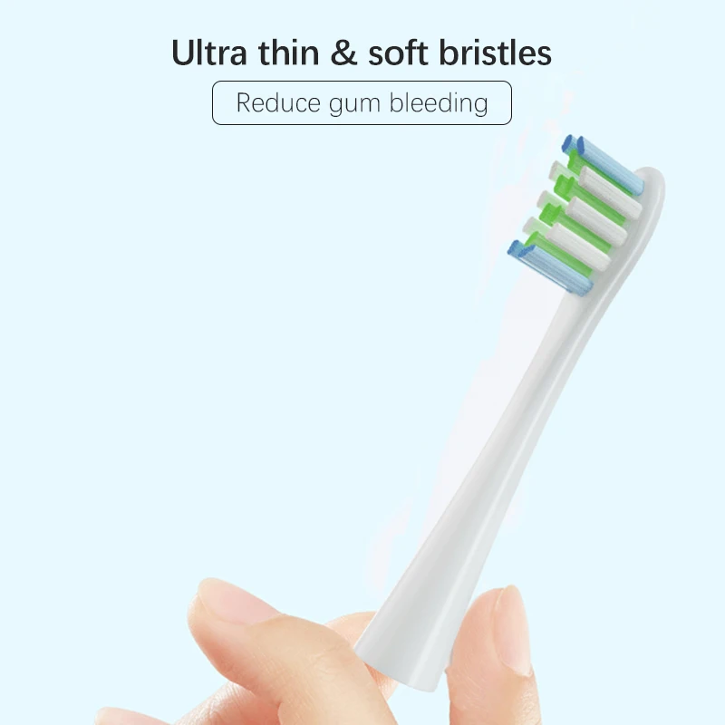 Replacement Brush Heads for Oclean X/ X PRO/ Z1/ F1/ One/ Air 2 /SE Sonic Electric Toothbrush Soft DuPont Bristle Nozzles 10 Pcs | Бытовая