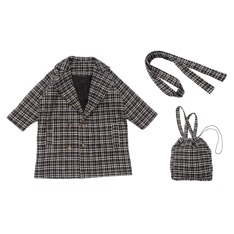 

2021 Autumn Family Matching Clothes Plaid Windbreaker Parent-child Outfit Mom and Daughter Matching Family Outfits