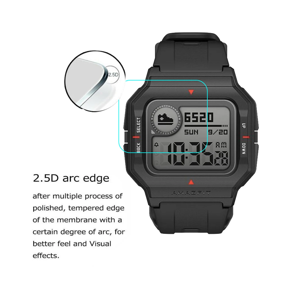 2 шт. Защитное стекло для смарт часов Huami AMAZFIT Neo A2001|Защита экрана| |